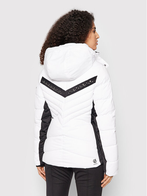 Dare2B Dare2B Lyžařská bunda Bejewel II DWP515 Bílá Slim Fit