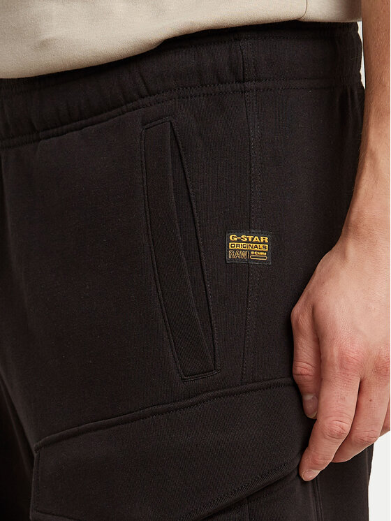 G-Star Raw G-Star Raw Szorty sportowe Rovic D24452-D257 Czarny Relaxed Fit