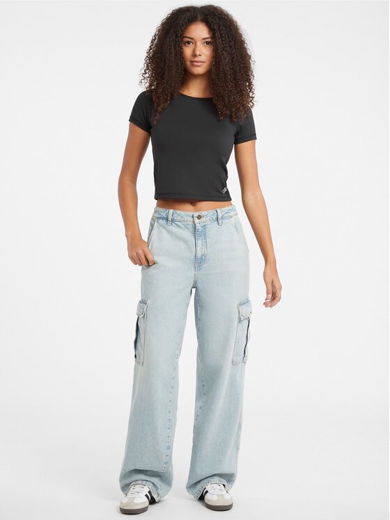 Guess Guess Τοπ 178747 Μαύρο Classic Fit