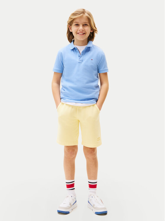 Tommy Hilfiger Tommy Hilfiger Polokošile Flag KB0KB09103 Světle modrá Regular Fit