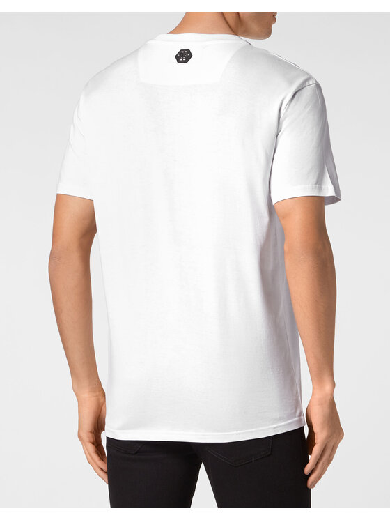 PHILIPP PLEIN PHILIPP PLEIN T-Shirt 15135 Biały Regular Fit