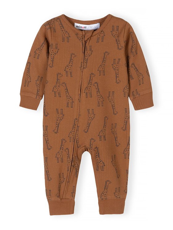 minoti minoti Pajac NOSBABYRIB3 Beżowy Regular Fit