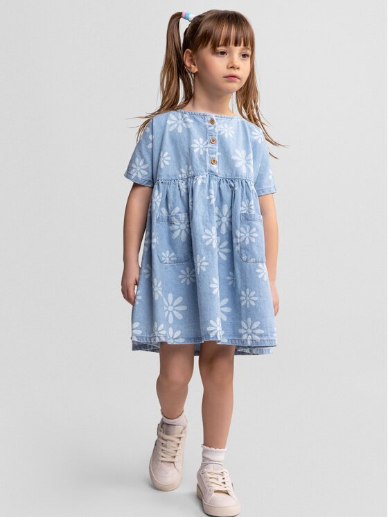 minoti minoti Sukienka codzienna 30DRESS112 Granatowy Regular Fit