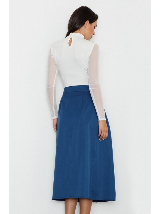 FIGL FIGL Sukňa M554 Modrá Regular Fit