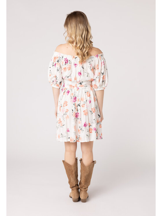 LAURELLA LAURELLA Letné šaty Laurella 4UL098112 Béžová Regular Fit
