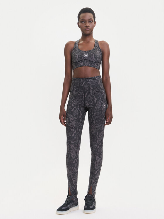 adidas by Stella McCartney adidas by Stella McCartney Клин Training Rolltop Splitcuff JW4575 Сив Slim Fit