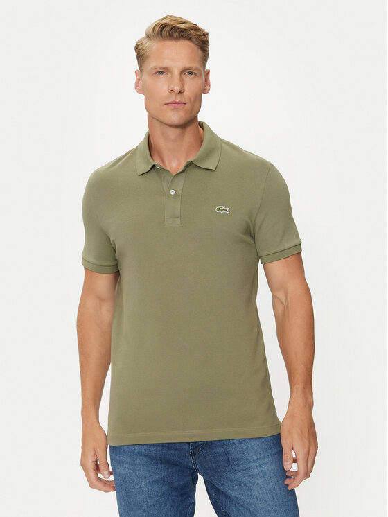 Lacoste Lacoste Polo särk PH4012 Khakivärviline Slim Fit