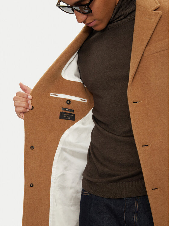Liu Jo Liu Jo Wollmantel QXX009 T2583 Braun Regular Fit