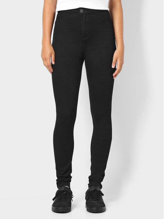Noisy May Noisy May Blugi Ella 27000768 Negru Skinny Fit