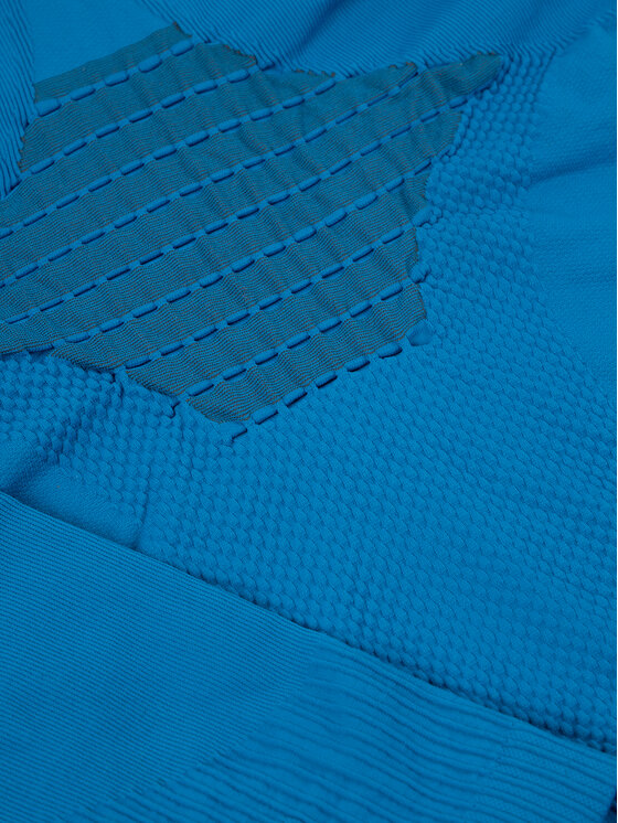 X-Bionic X-Bionic Bielizna termoaktywna górna Invent 4.0 INYT06W19J Niebieski Slim Fit