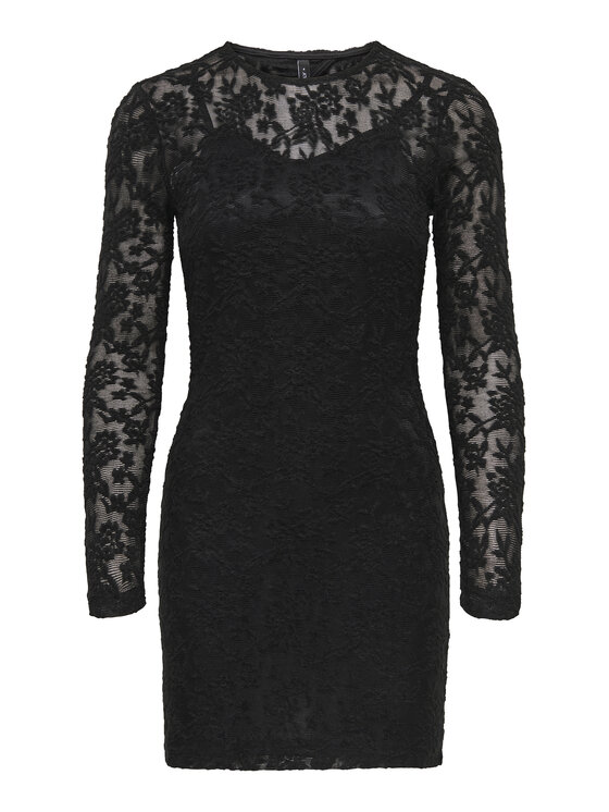 ONLY ONLY Коктейльна сукня Blaise 15356156 Чорний Slim Fit