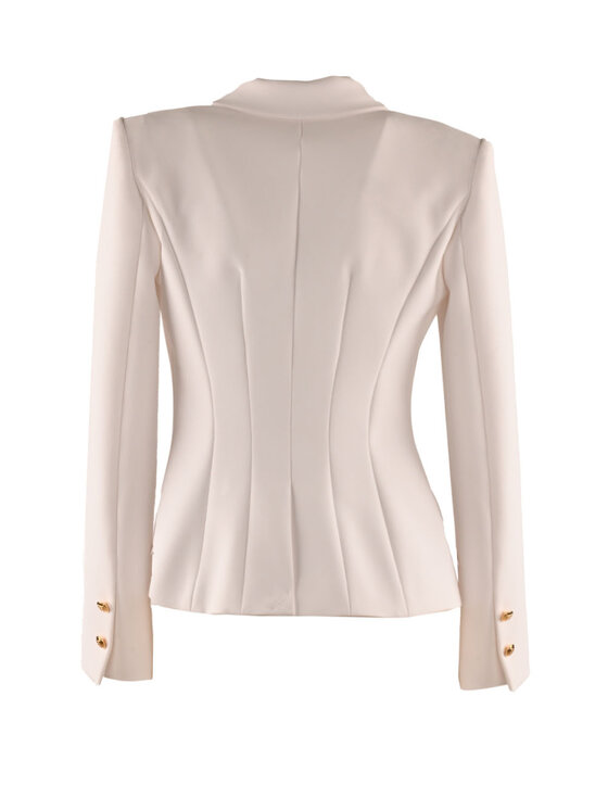 Elisabetta Franchi Elisabetta Franchi Giacca outdoor gi09546e2-360 Bianco Regular Fit