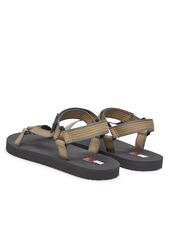 Tommy Jeans Tommy Jeans Sandały Tjm Casual Sandal EM0EM01563 Brązowy