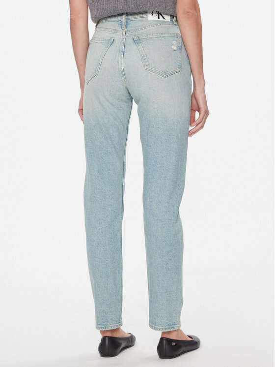 Calvin Klein Jeans Calvin Klein Jeans Džinsai Authentic Slim Straight J20J222864 Mėlyna Slim Fit