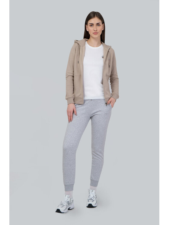 Jott Jott Spodnie dresowe SS23WPAN10-514_XL Szary Slim Fit
