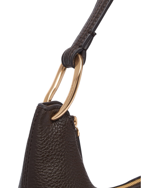 Calvin Klein Calvin Klein Ročna torba Slouchy Leather Shoulder Bag LV04F3657G Rjava
