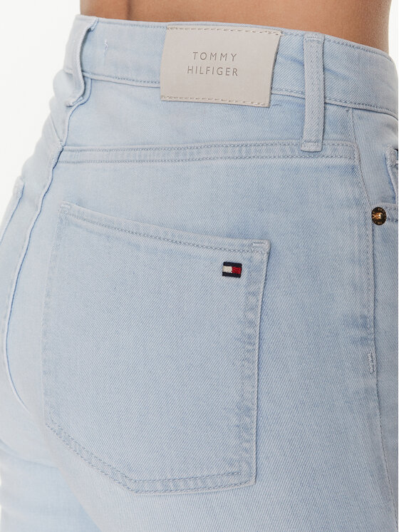 Tommy Hilfiger Tommy Hilfiger Traperice Faded WW0WW38153 Plava Bootcut Fit