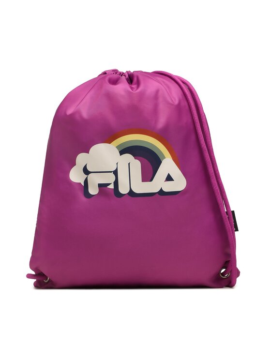 Rucsac tip sac Fila Bohicon Rainbow Small Sport Drawstring Backpack FBK0018 Violet