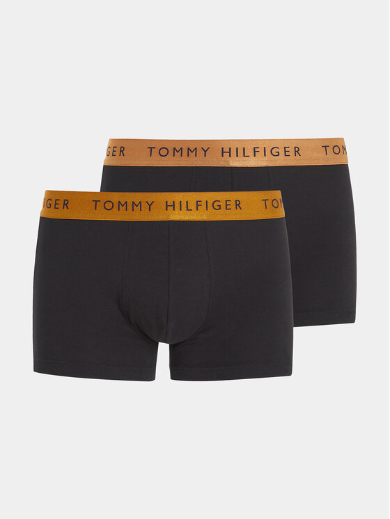 Tommy Hilfiger Set 2 perechi de boxeri UM0UM03028 Negru