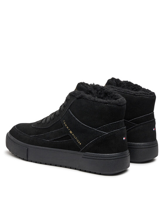 Tommy Hilfiger Tommy Hilfiger Čizme FW0FW08108 Crna