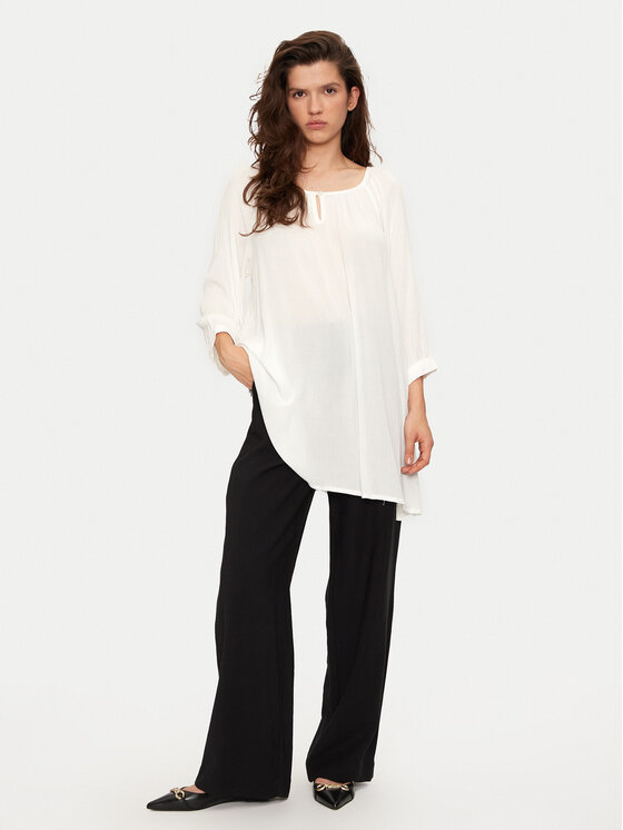 Kaffe Kaffe Туника Amber 501030 Бял Regular Fit