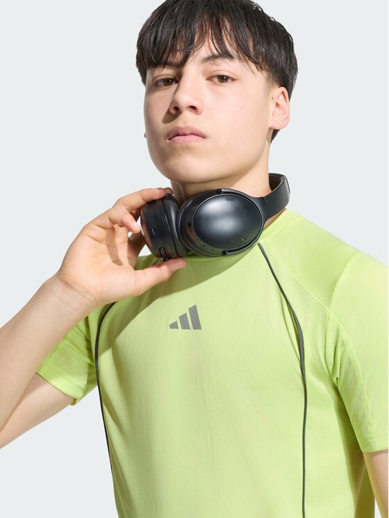 adidas adidas Koszulka techniczna 168922 Żółty jasny Regular Fit