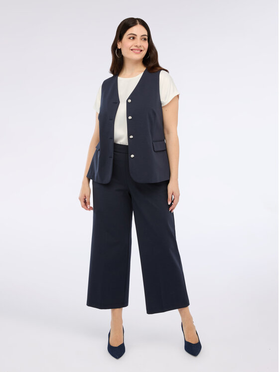 Fiorella Rubino Fiorella Rubino Marynarka L053L000065N034 Niebieski Regular Fit