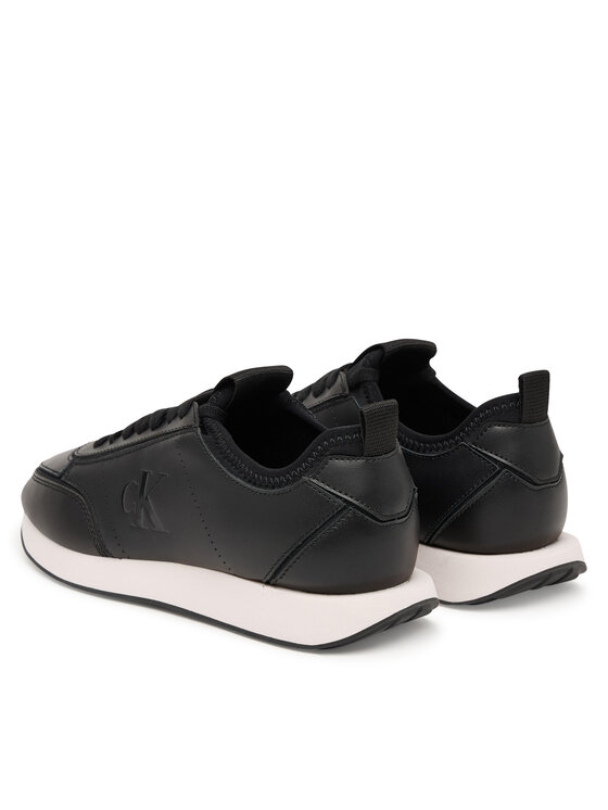 Calvin Klein Calvin Klein Sneakers Retro Runner Sock Panl Lth Neo HW0HW03118 Nero