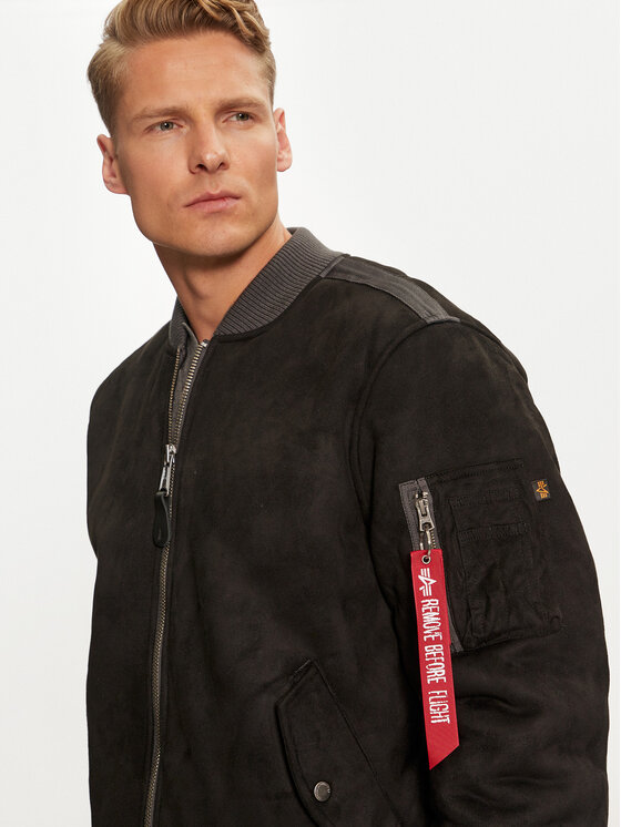 Alpha Industries Alpha Industries Яке бомбър 148122 Черен Regular Fit