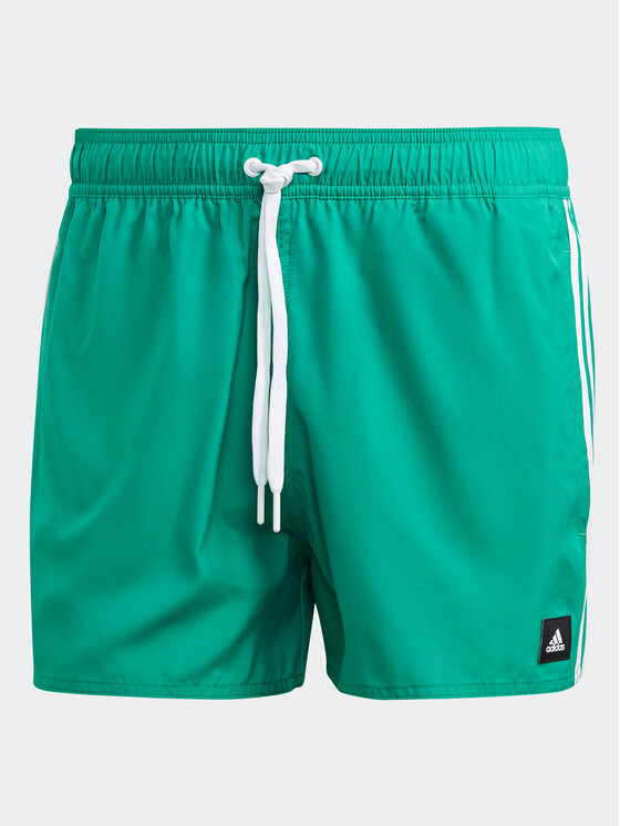 adidas Pantaloncini da bagno 3 Stripes CLX Swim Shorts HT4374 Verde Regular Fit Modivo