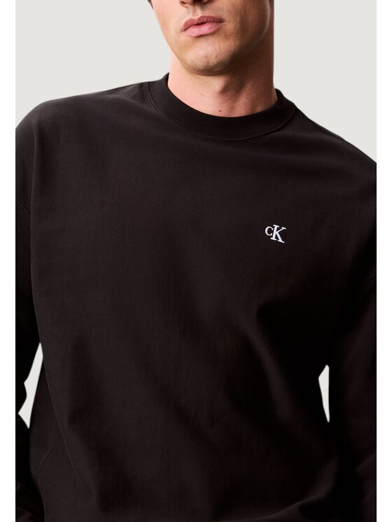 Calvin Klein Jeans Calvin Klein Jeans Μπλούζα PREMIUM TERRY MONOGR Μαύρο Premium Fit