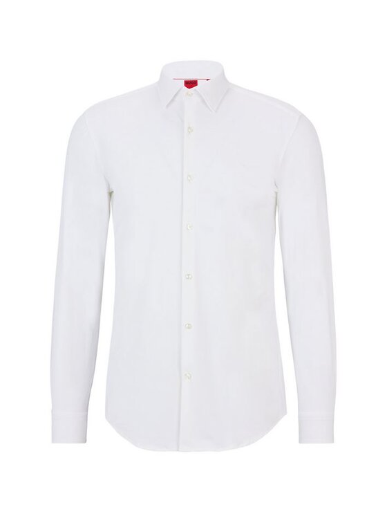 HUGO Hugo Košile Kenno Bílá Slim Fit