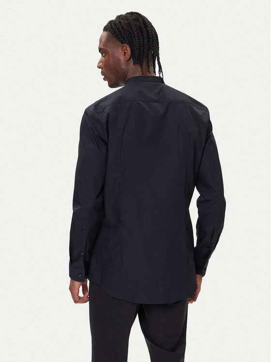 HUGO HUGO Marškiniai Kaleb 50551253 Juoda Slim Fit