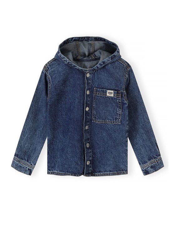 minoti minoti Koszula jeansowa 33SHIRT201 Granatowy Regular Fit