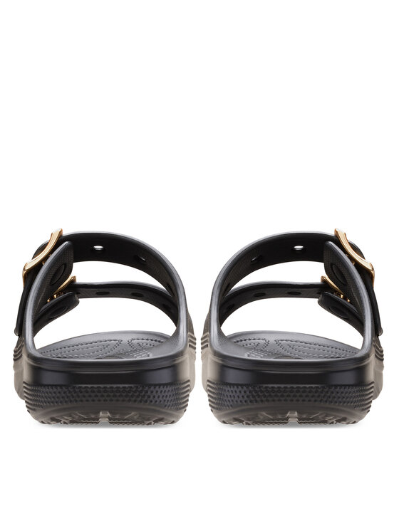 Crocs Crocs Şlapi Saturday Sandal Metallic Buckle 213316 Negru