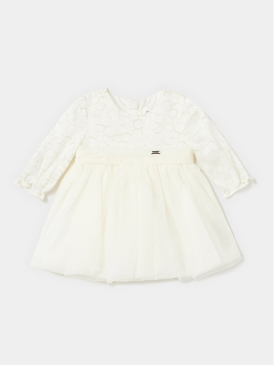 Mayoral Mayoral Elegantes Kleid 2.855 Écru Regular Fit