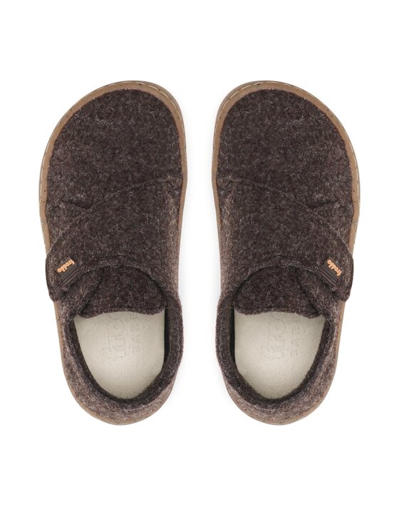 Froddo Froddo Пантофи Barefoot Wooly Slippers G1700341-3 Кафяв