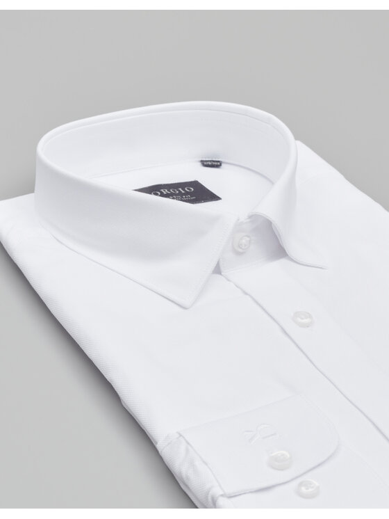Borgio Borgio Koszula rosazza 00584 Biały Classic Fit