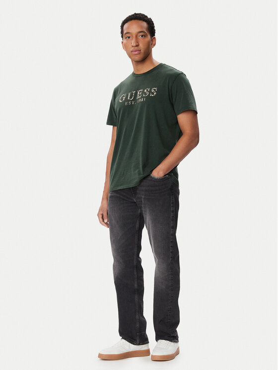 Guess Jeans Guess Jeans Дънки M6BA1B D1857 Тъмносив Straight Fit