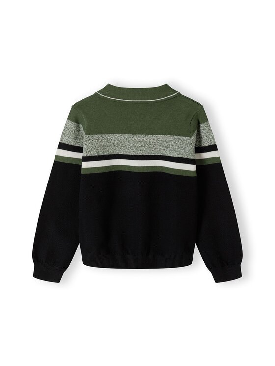 minoti minoti Sweter 27KNIT70 Khaki Regular Fit