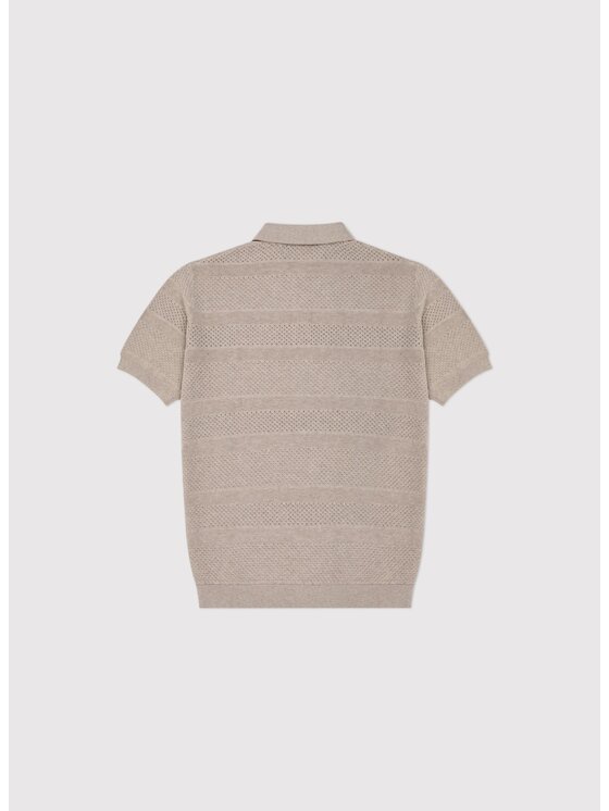 Pako Lorente Pako Lorente Polo P25SF-TX-011 Beżowy Classic Fit