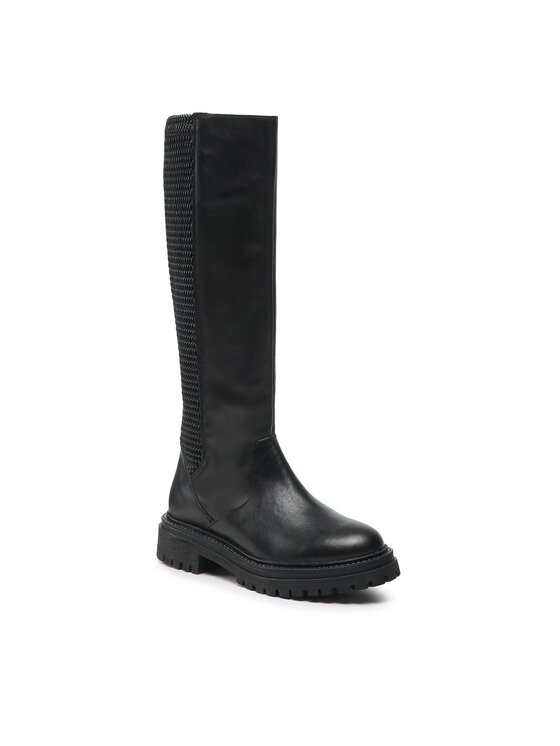 Geox Cizme lungi riding D Iridea J D26HRJ 0436W C9999 Negru 0436W imagine noua