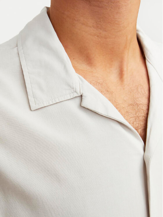 Jack & Jones Jack & Jones Cămașă Jeff 12248386 Écru Relaxed Fit