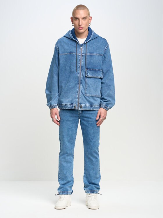 BIG STAR BIG STAR Jeansy WILLU_319_190 Niebieski Loose Fit