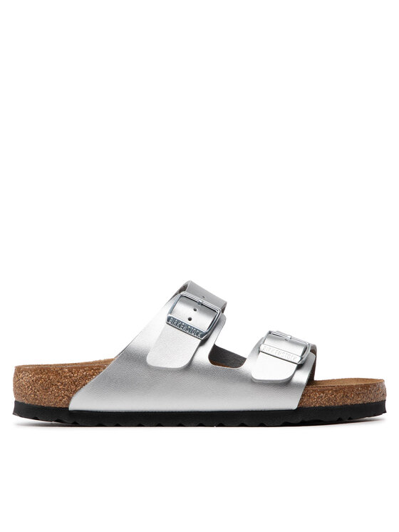 Birkenstock Birkenstock Klapki Arizona 1012282 Srebrny