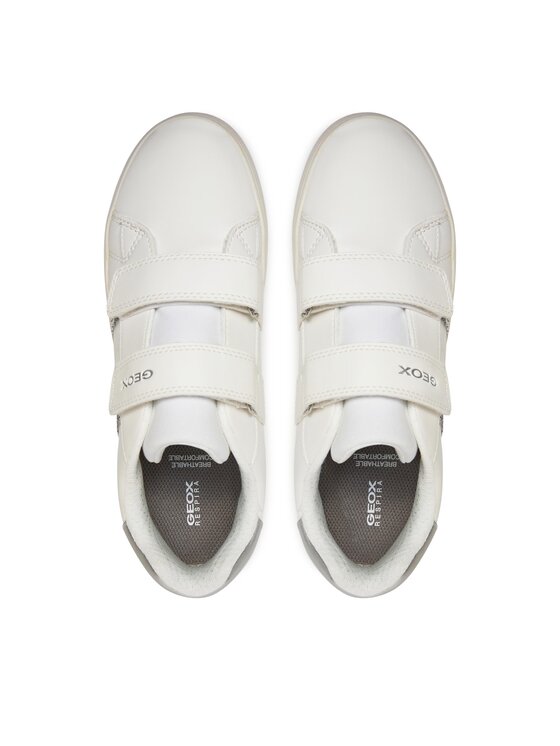 Geox Geox Tenisice J Eclyper Girl J45LRA 000BC C0007 D Bijela