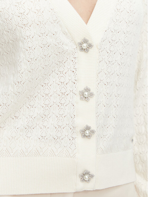 Guess Guess Pletena jopica W6YR14 Z0955 Kremna Regular Fit