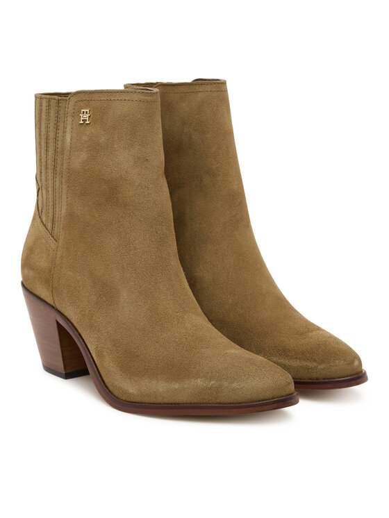 Tommy Hilfiger Tommy Hilfiger Ботильйони Western FW0FW08888 Коричневий