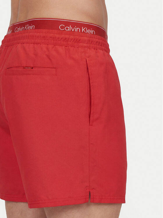 Calvin Klein Swimwear Calvin Klein Swimwear Plavecké šortky LV00N61024 Červená Regular Fit