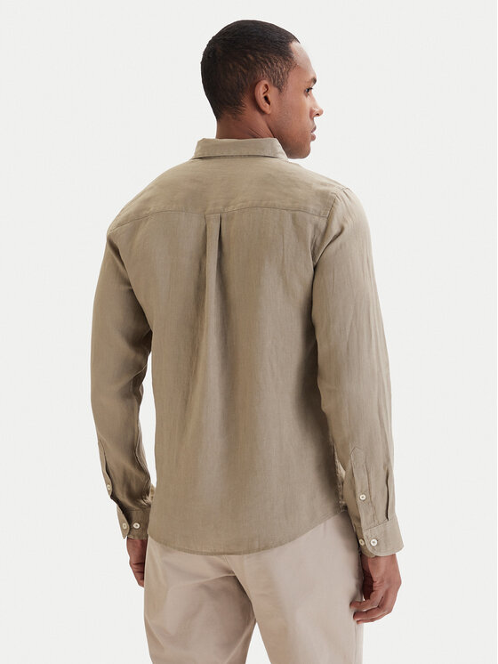 Aeronautica Militare Aeronautica Militare Košile 261CA1321UCT03089 Béžová Regular Fit